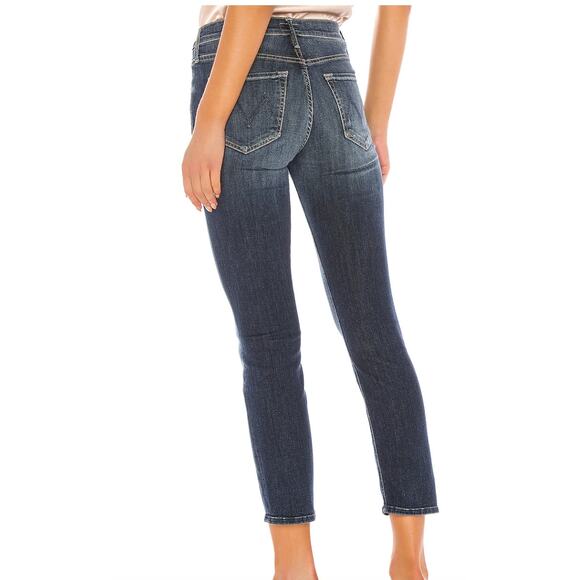 Mother Denim Mid Rise Dazzler Ankle On The Edge Size 25 - Picture 2 of 11